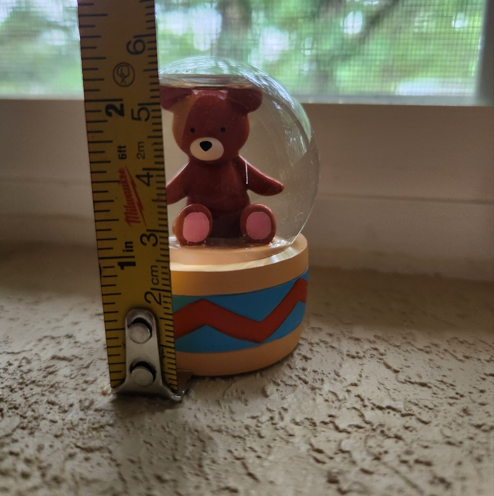 Teddy Bear miniature snowglobe